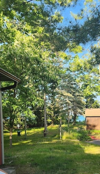 View from the porch, just a short walk to the beach