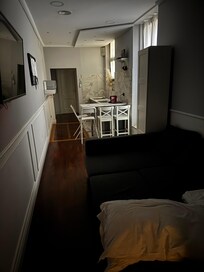 Inside apartment.