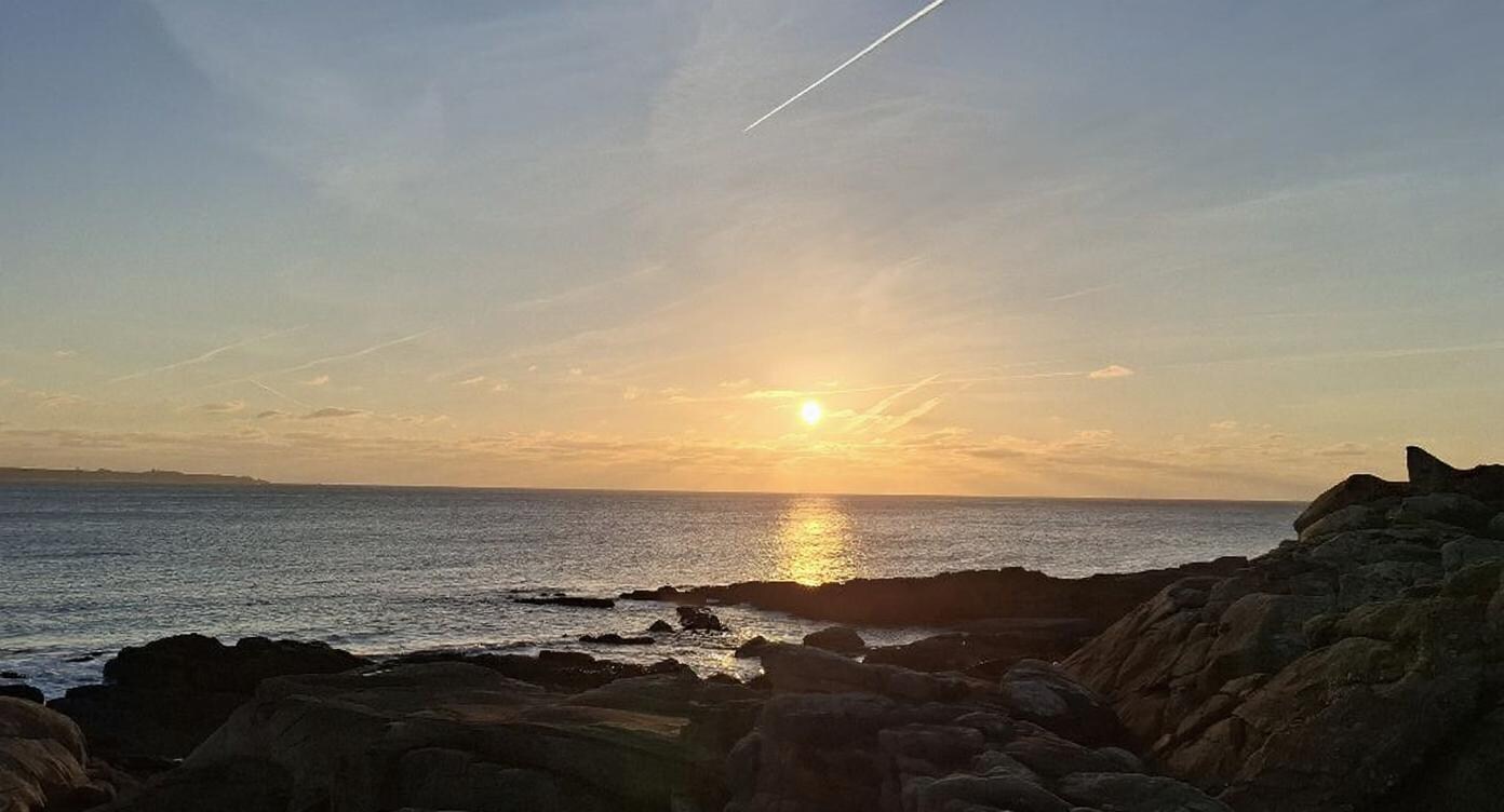 Couché de soleil vu de l’appartement 