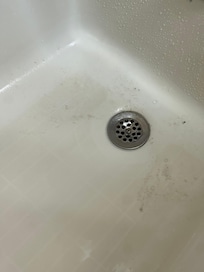 Water in tub