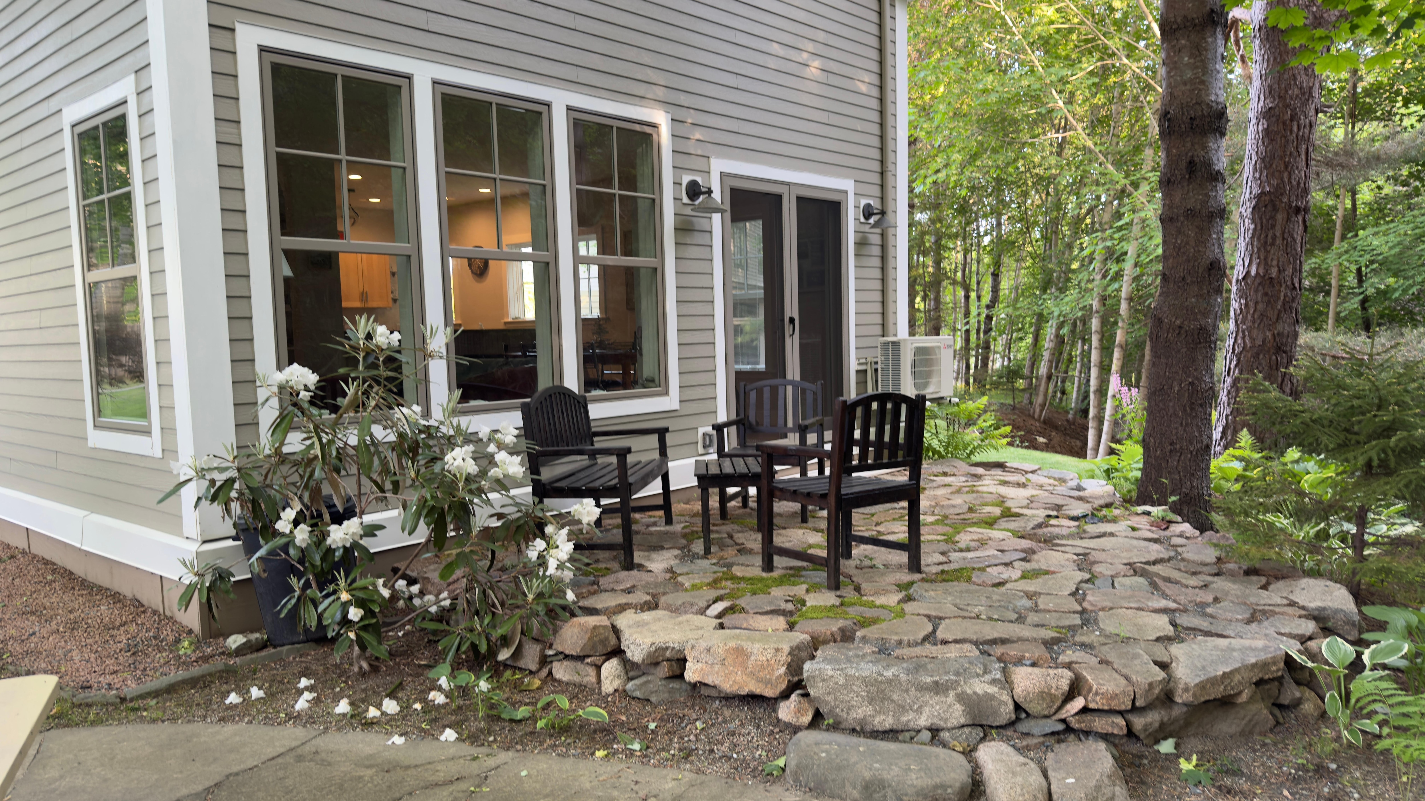 Patio over Stanley Brook