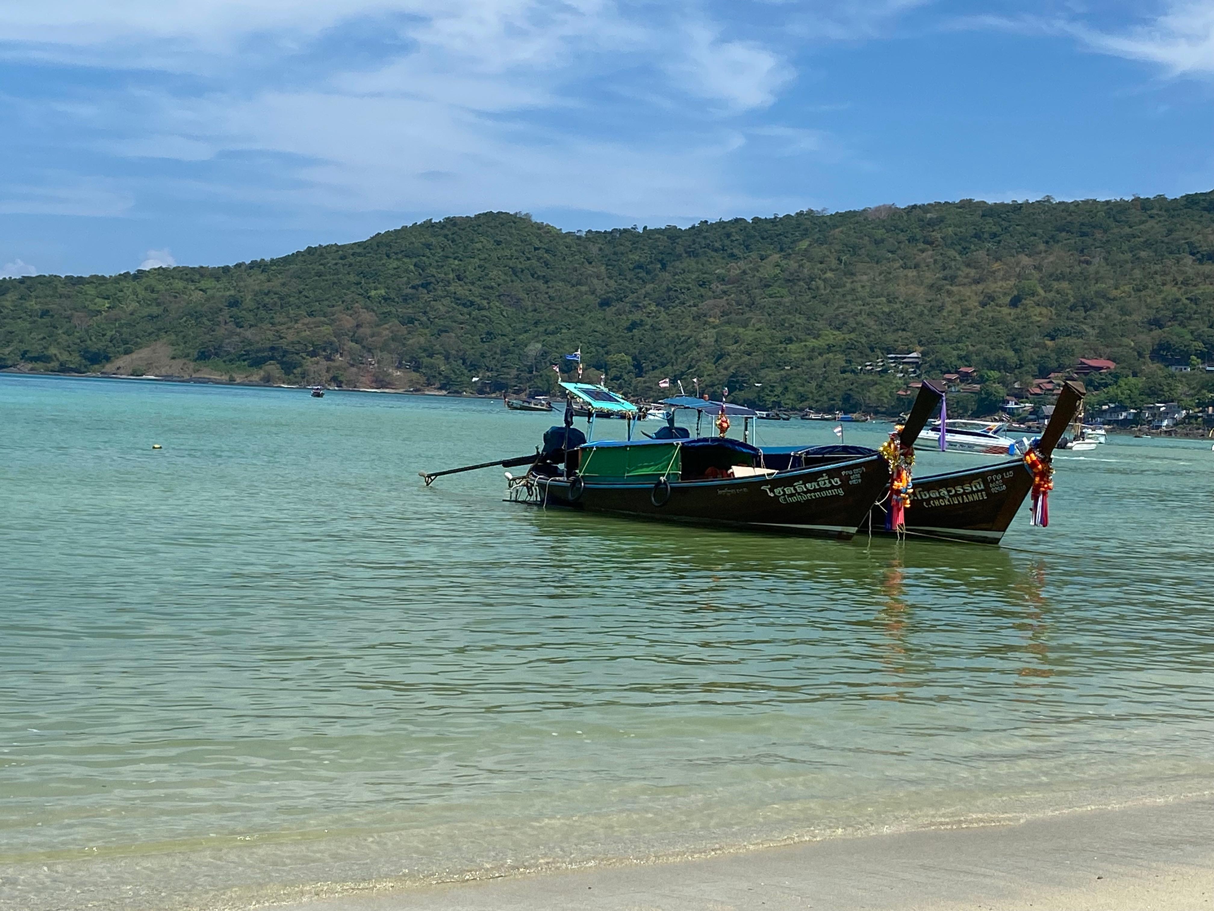 Beach walk at the back of the hotel
