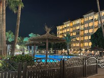 Outside dining view
