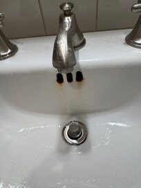Rust in sink, not cool