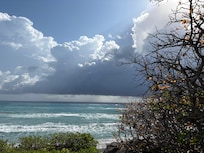 Beach at our Vrbo home