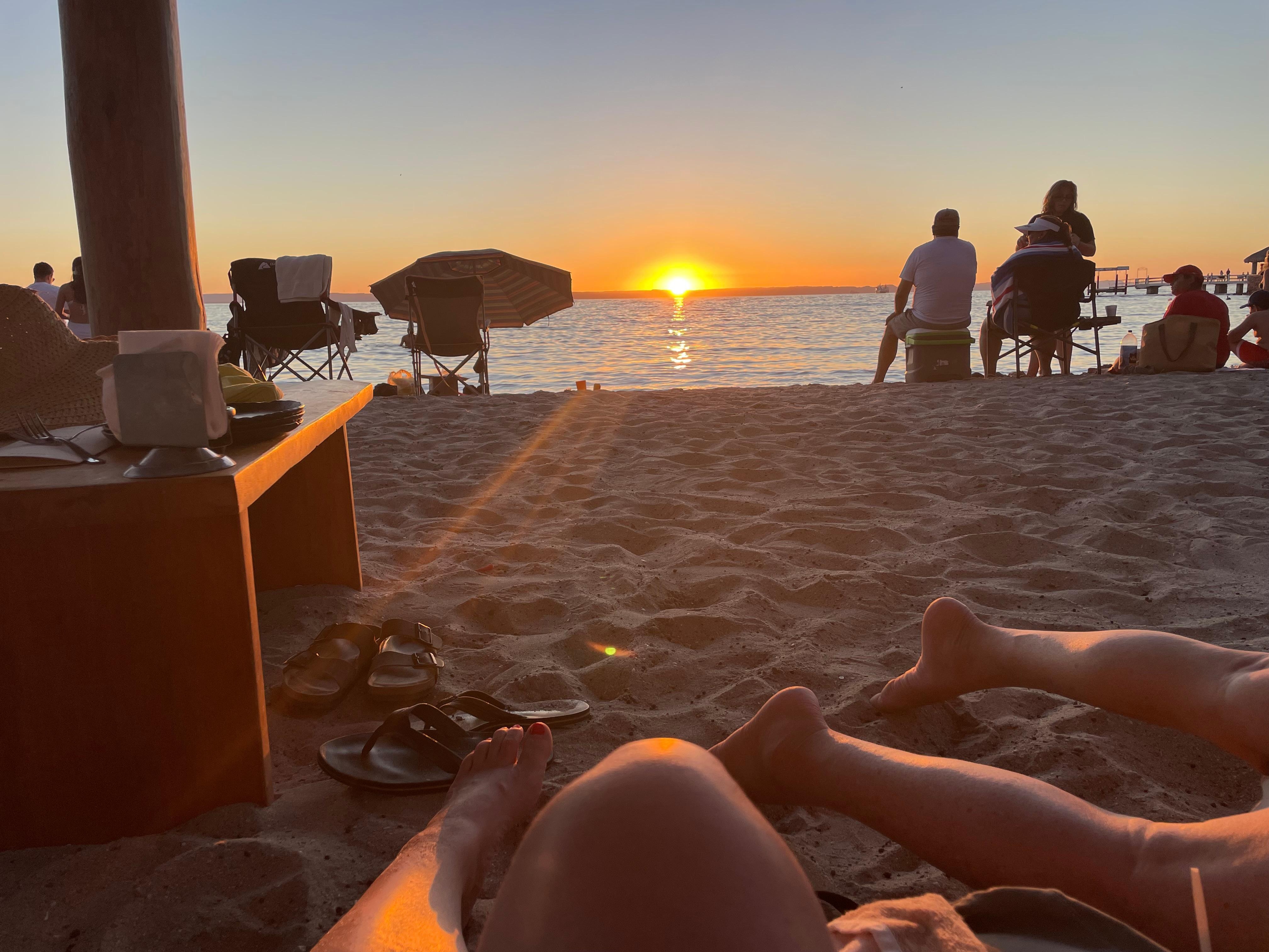 Beachside Palapas and loungers with bar and restaurant!