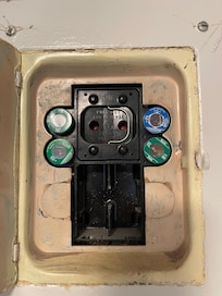 Old out of date electrical box.