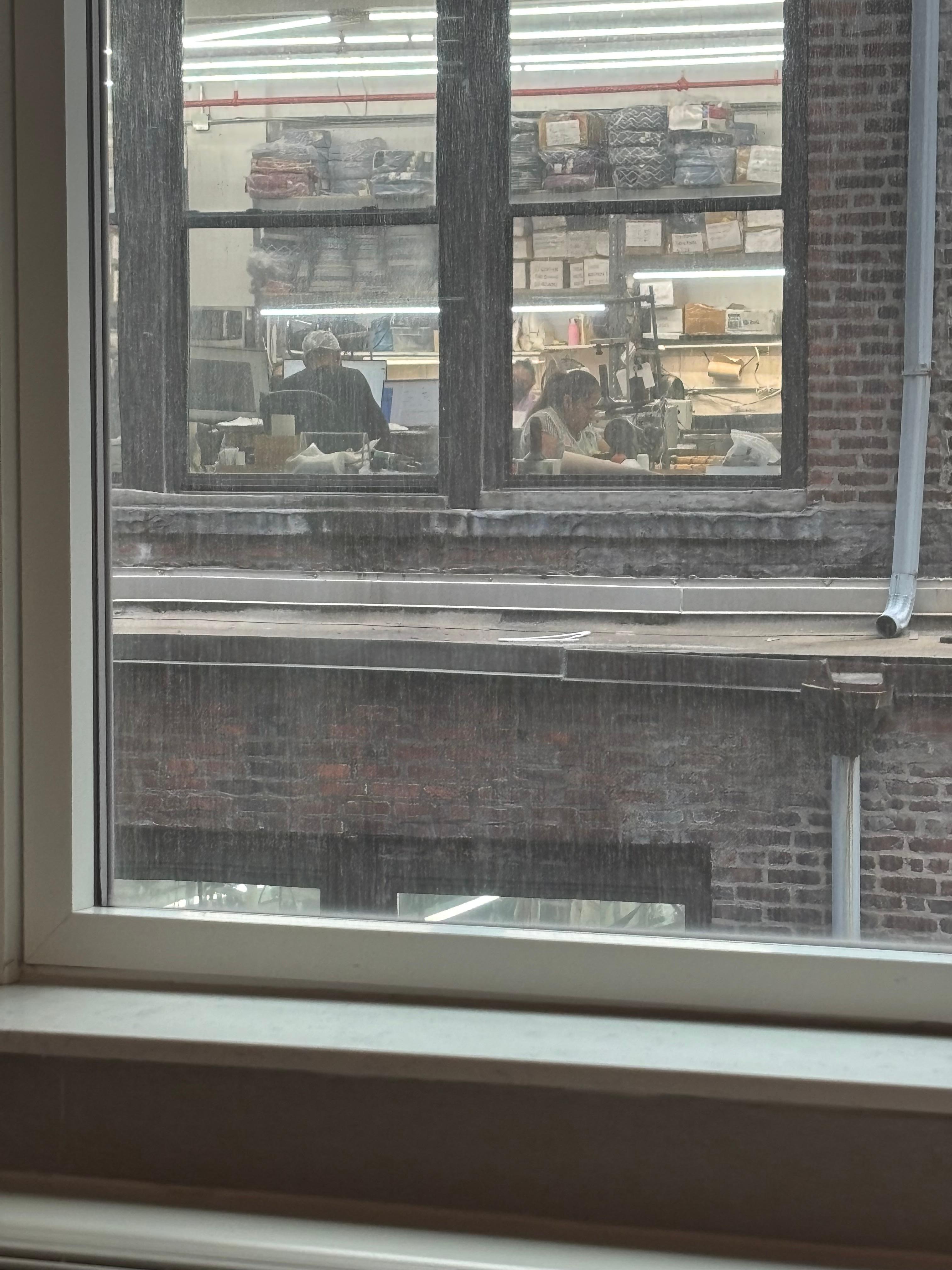 View from our room . 