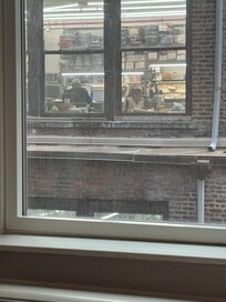 View from our room .