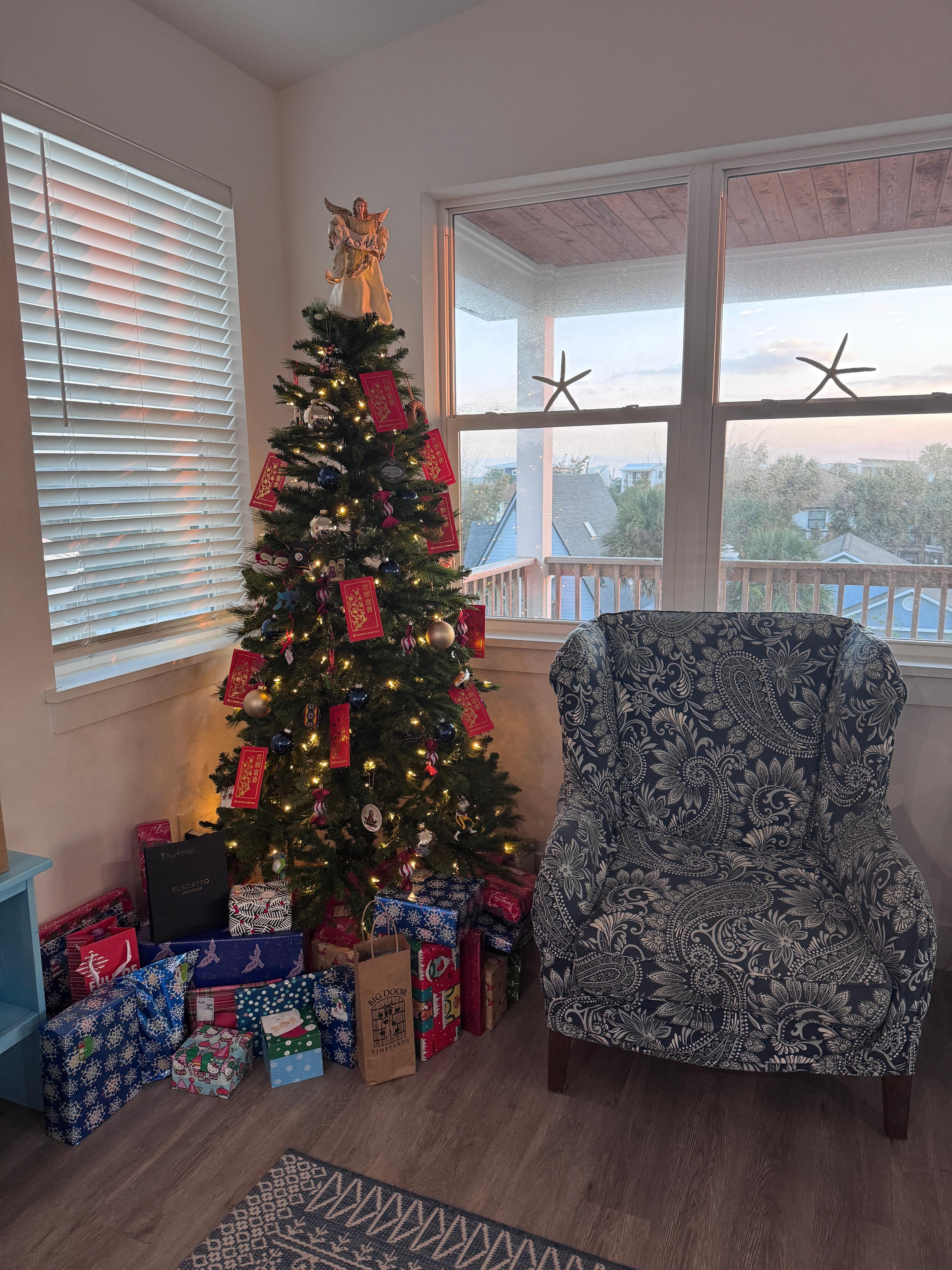 We brought our own xmas tree