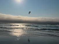 The beach down the street