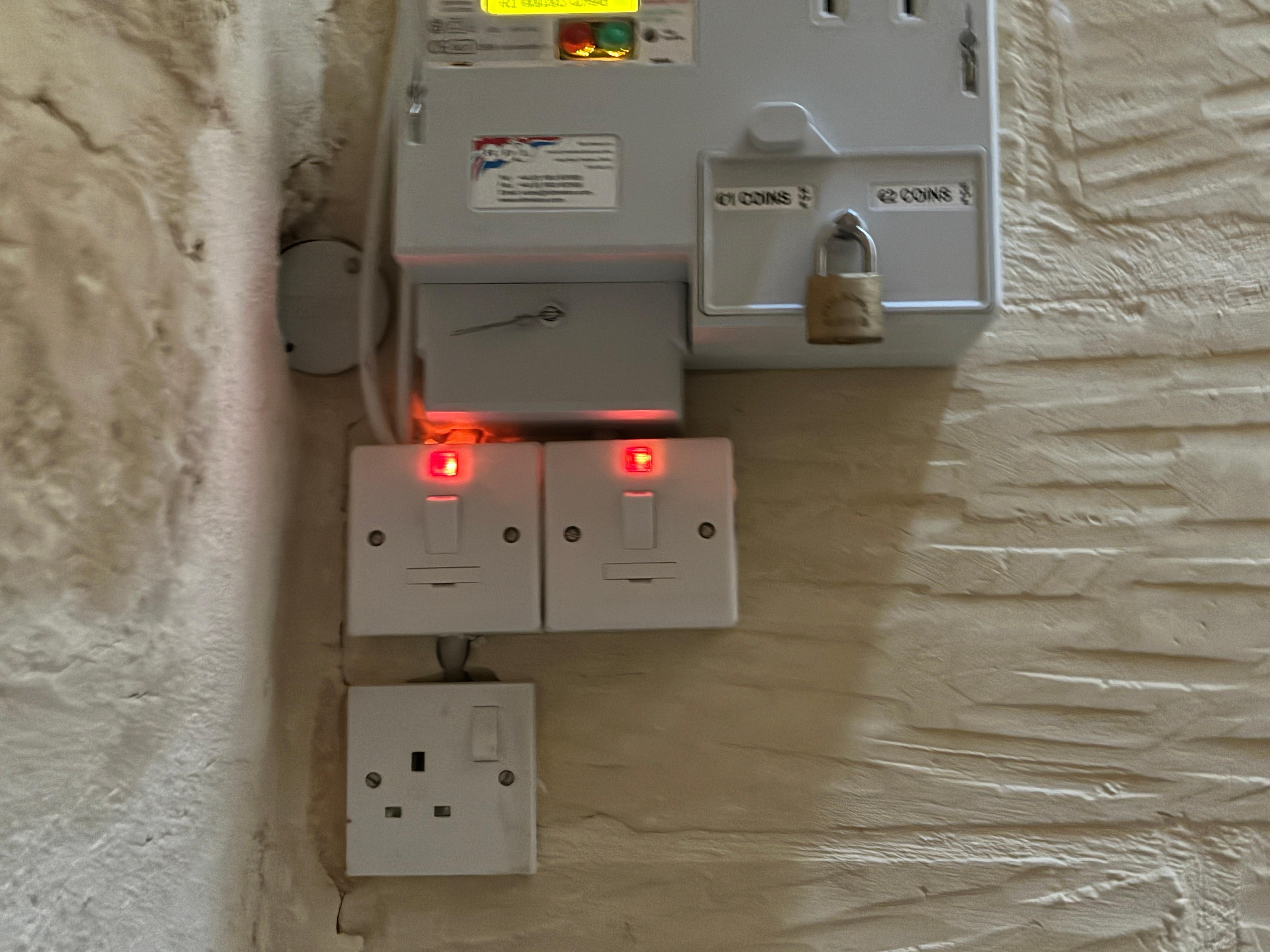 Method used to collect money so we could heat upper part of family setting 