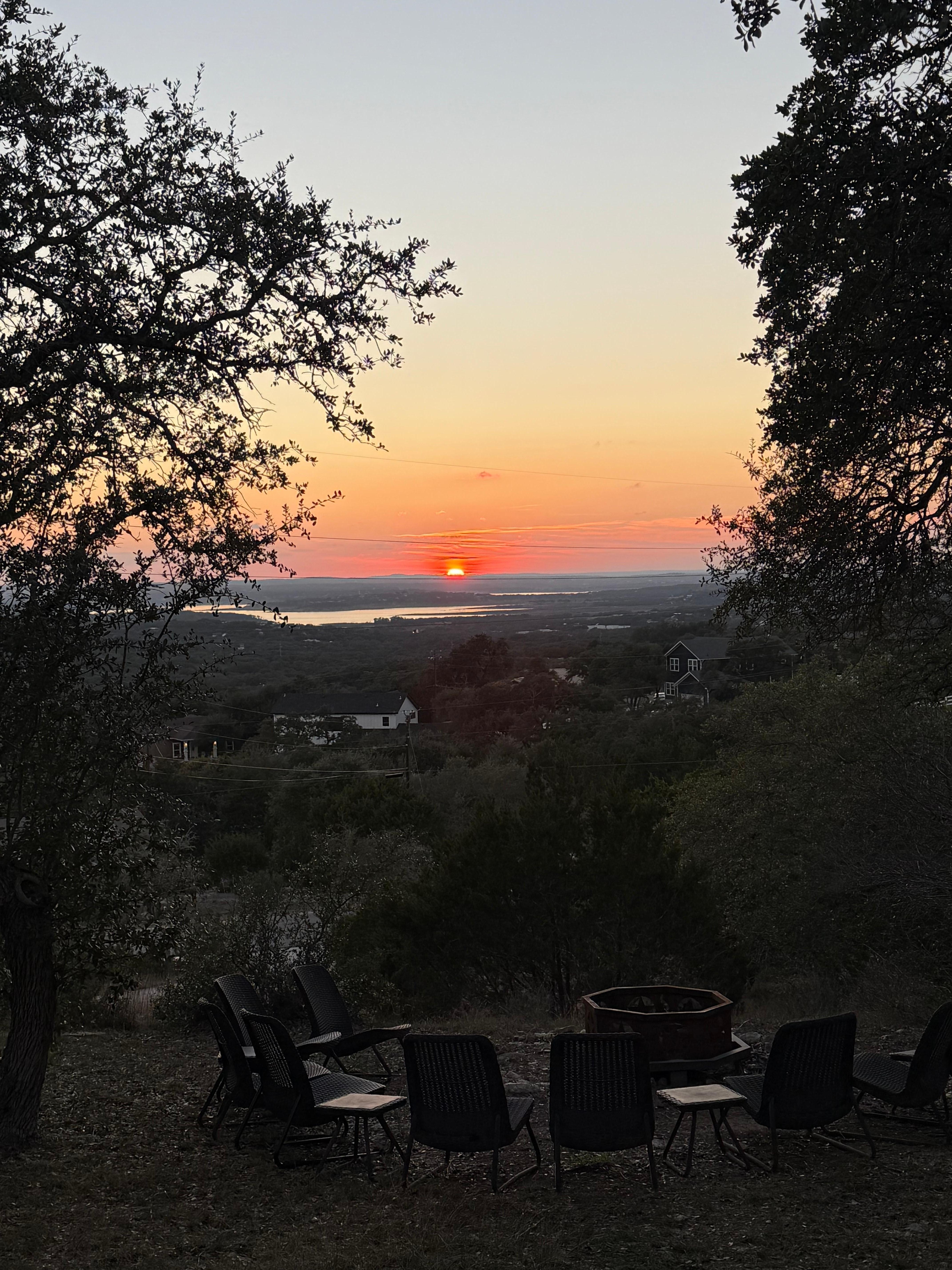 The best view of the hill country!