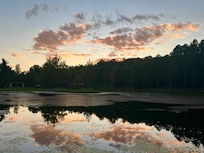 Lake across from cabin