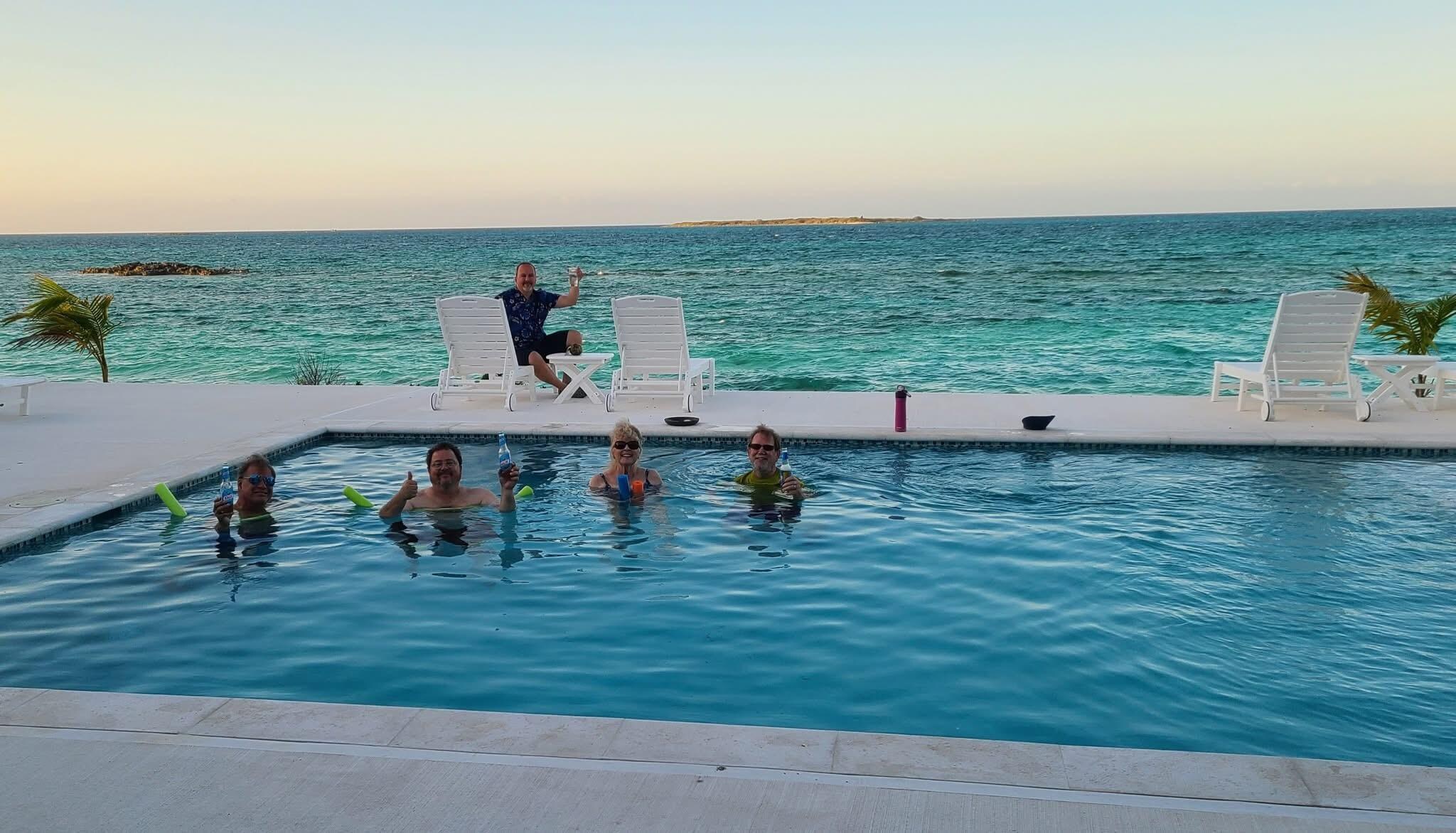 Floaty time at Island Time