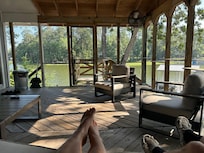 Quiet mornings on the deck!
