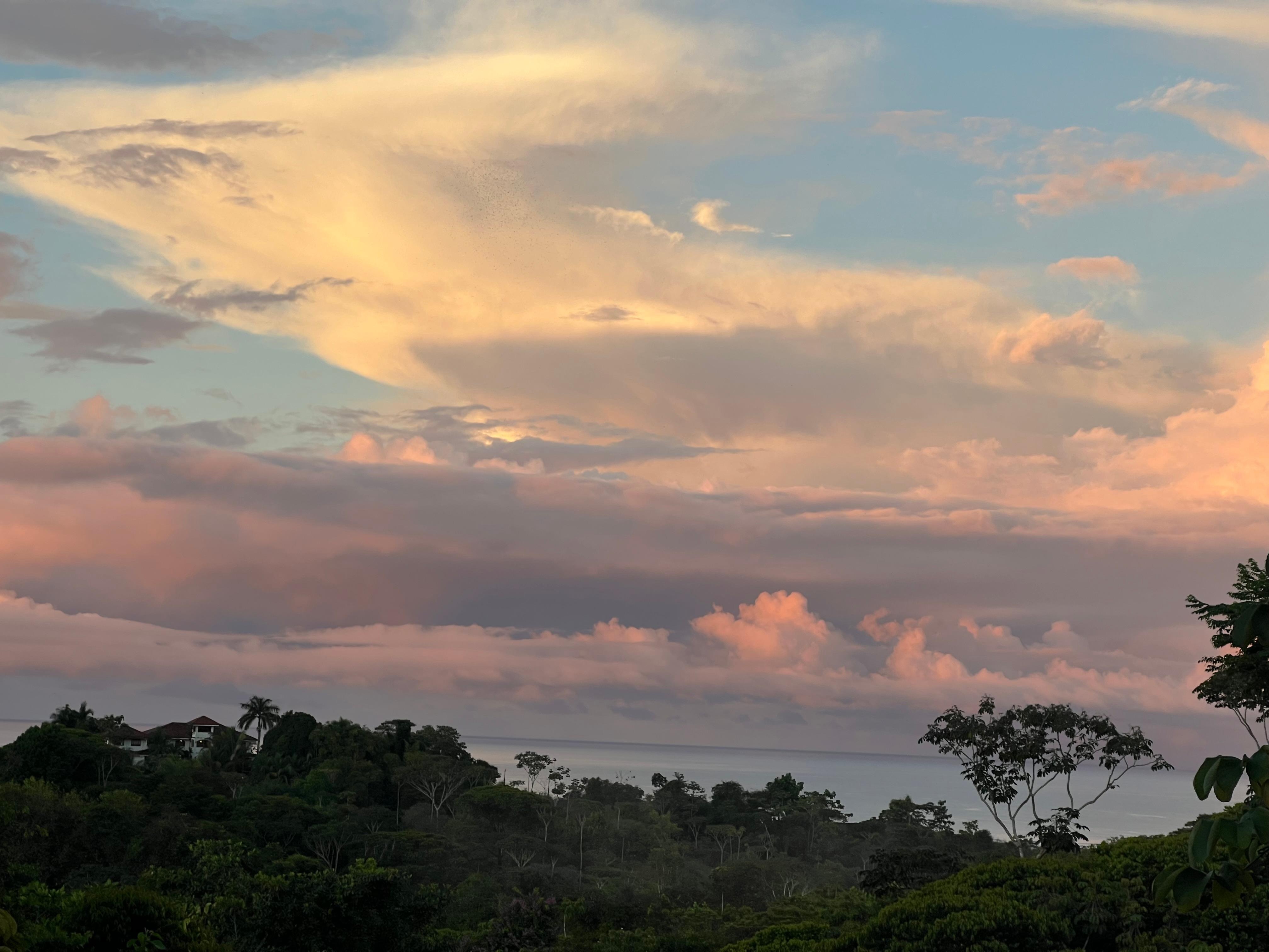 View from upper bedroom balcony