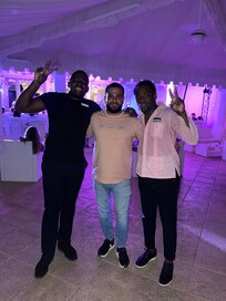 Amazing guys with great energy and keeping folks entertained.