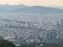 Vista desde el hotel a la ciudad de Monterrey