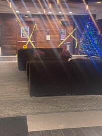 Out of order elevators.