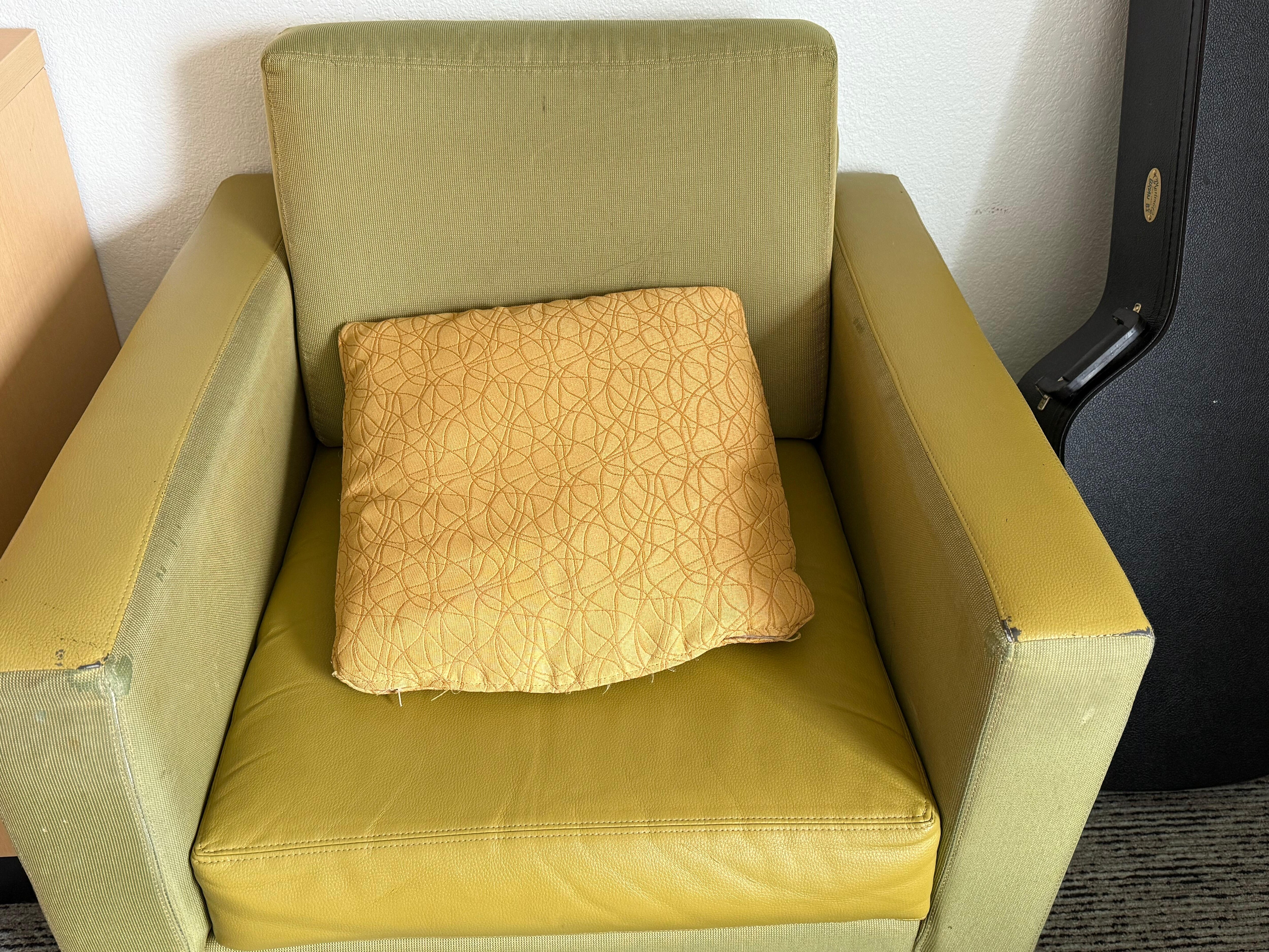 Worn and dirty chair