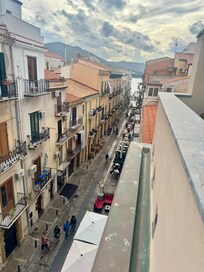 From roof deck