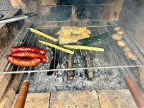 Great wood smoked bbq. Try the codfish