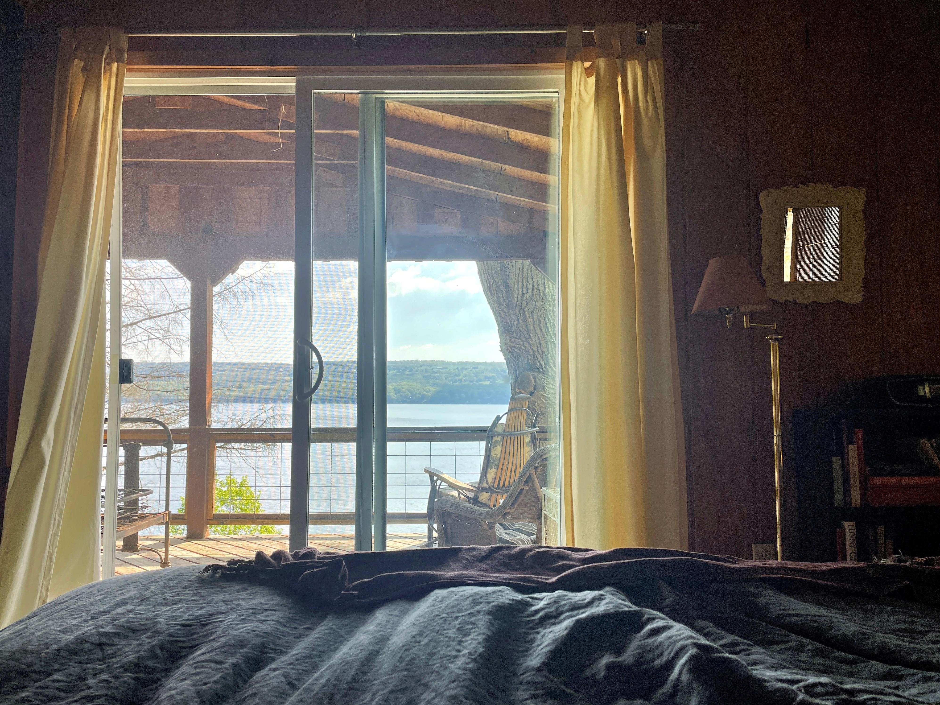 view from the bedroom