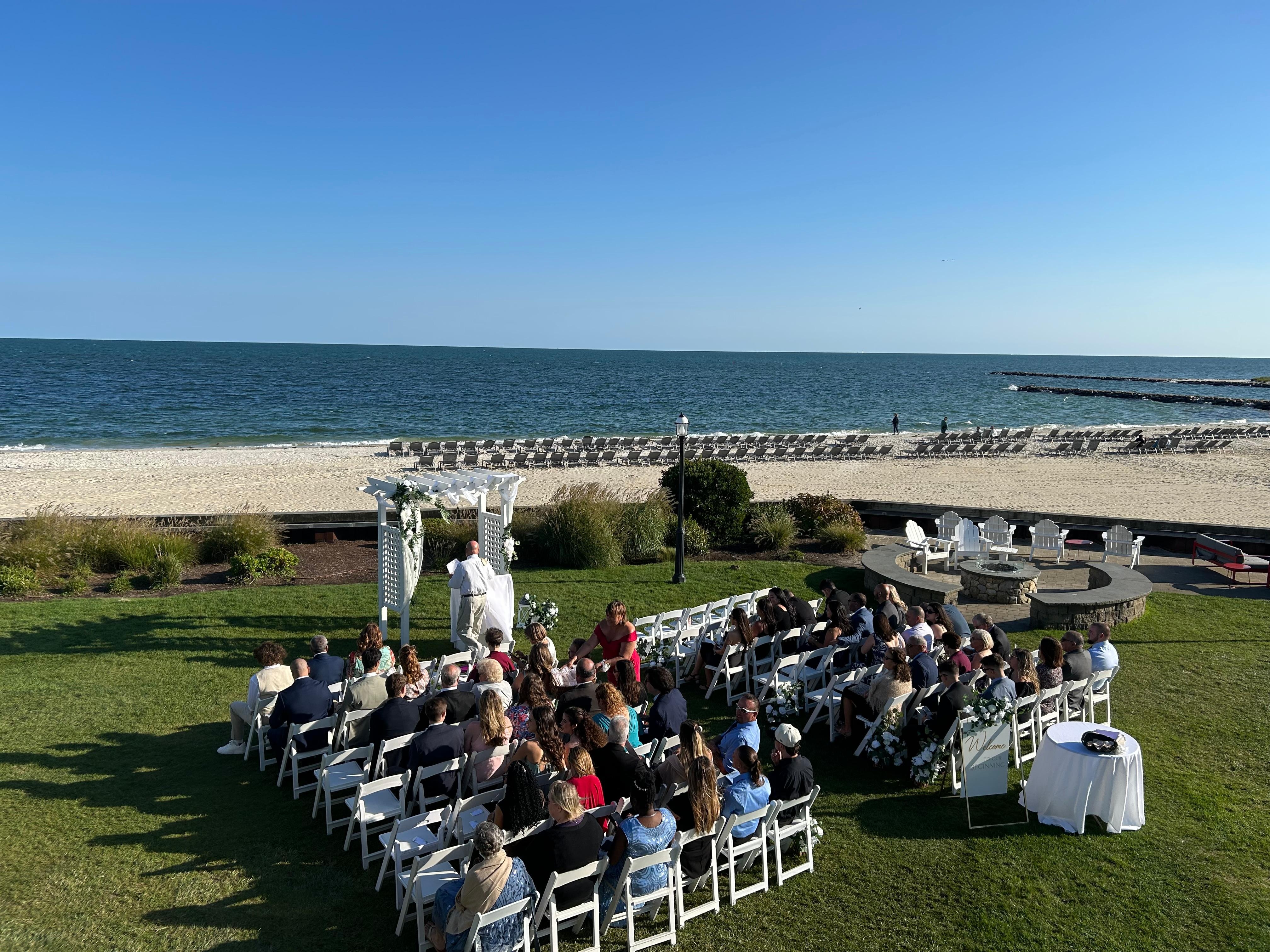 Wedding outside my balcony. 