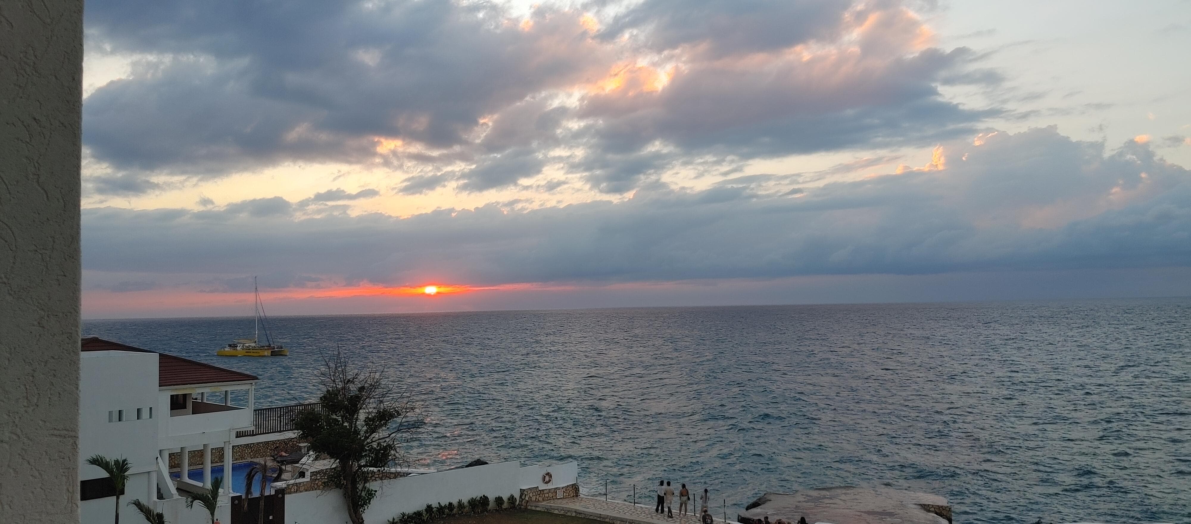 Sunset on the west end 