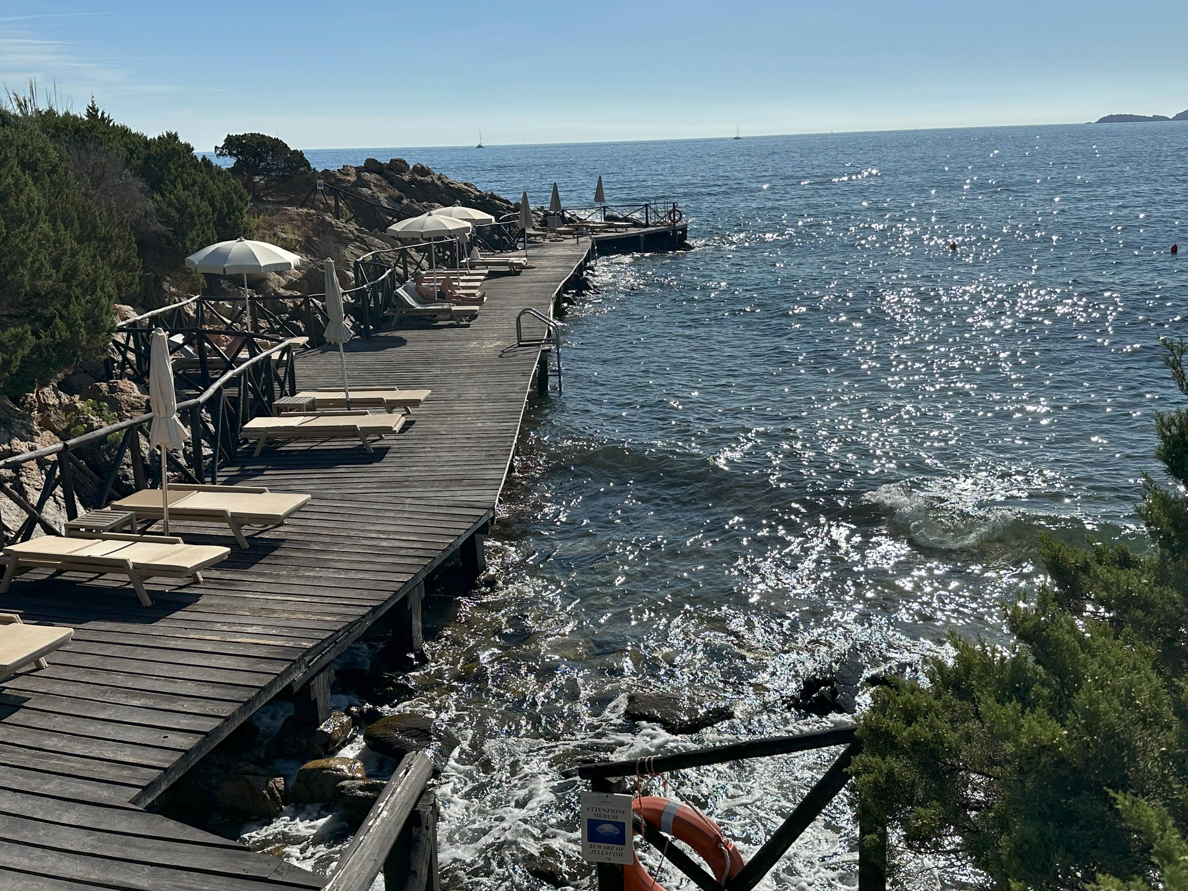 The boardwalk by the sea