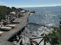 The boardwalk by the sea