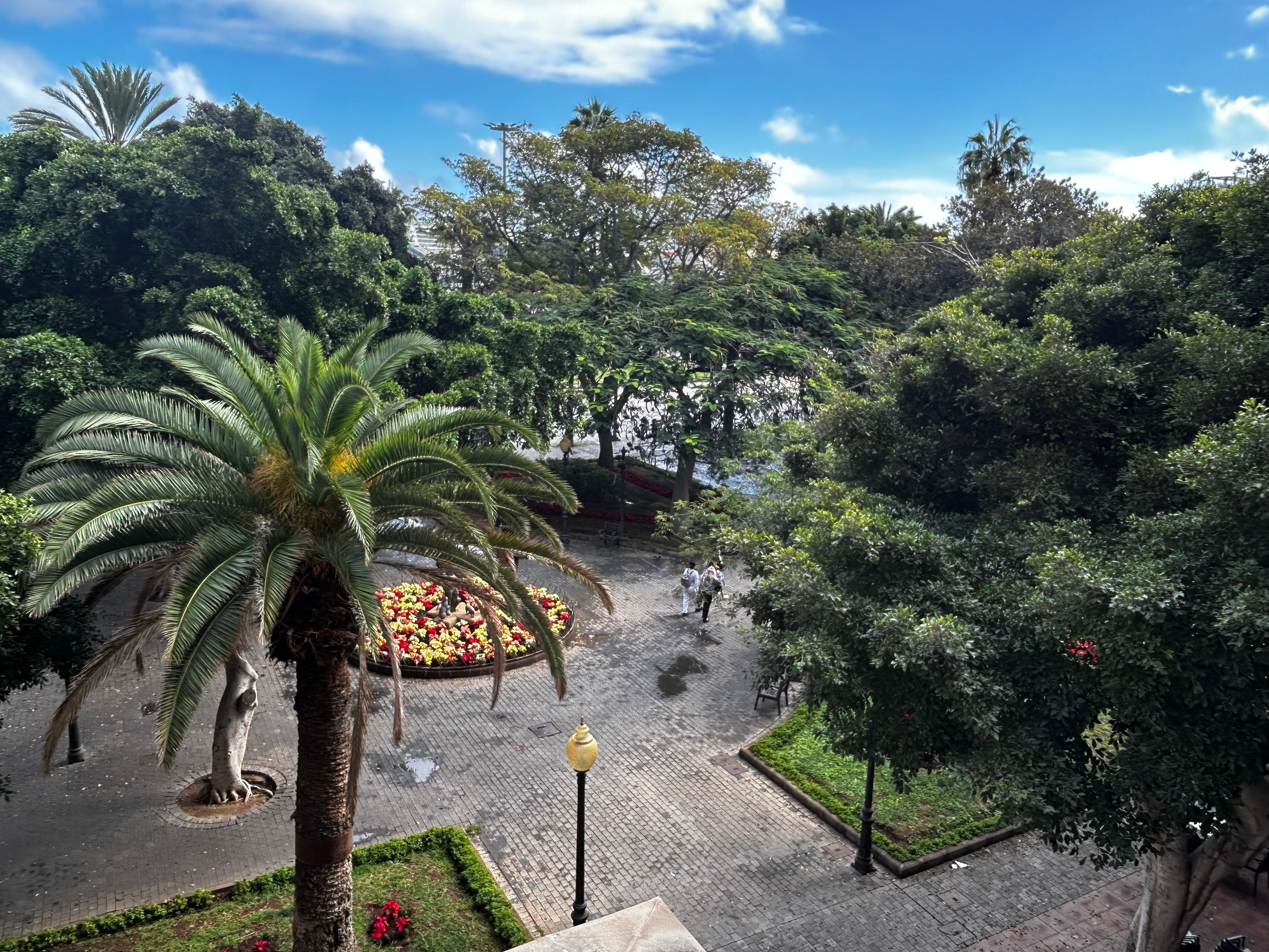 Utsikt mot Parque Santa Catalina 