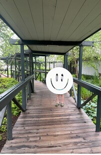 Walkway to rooms