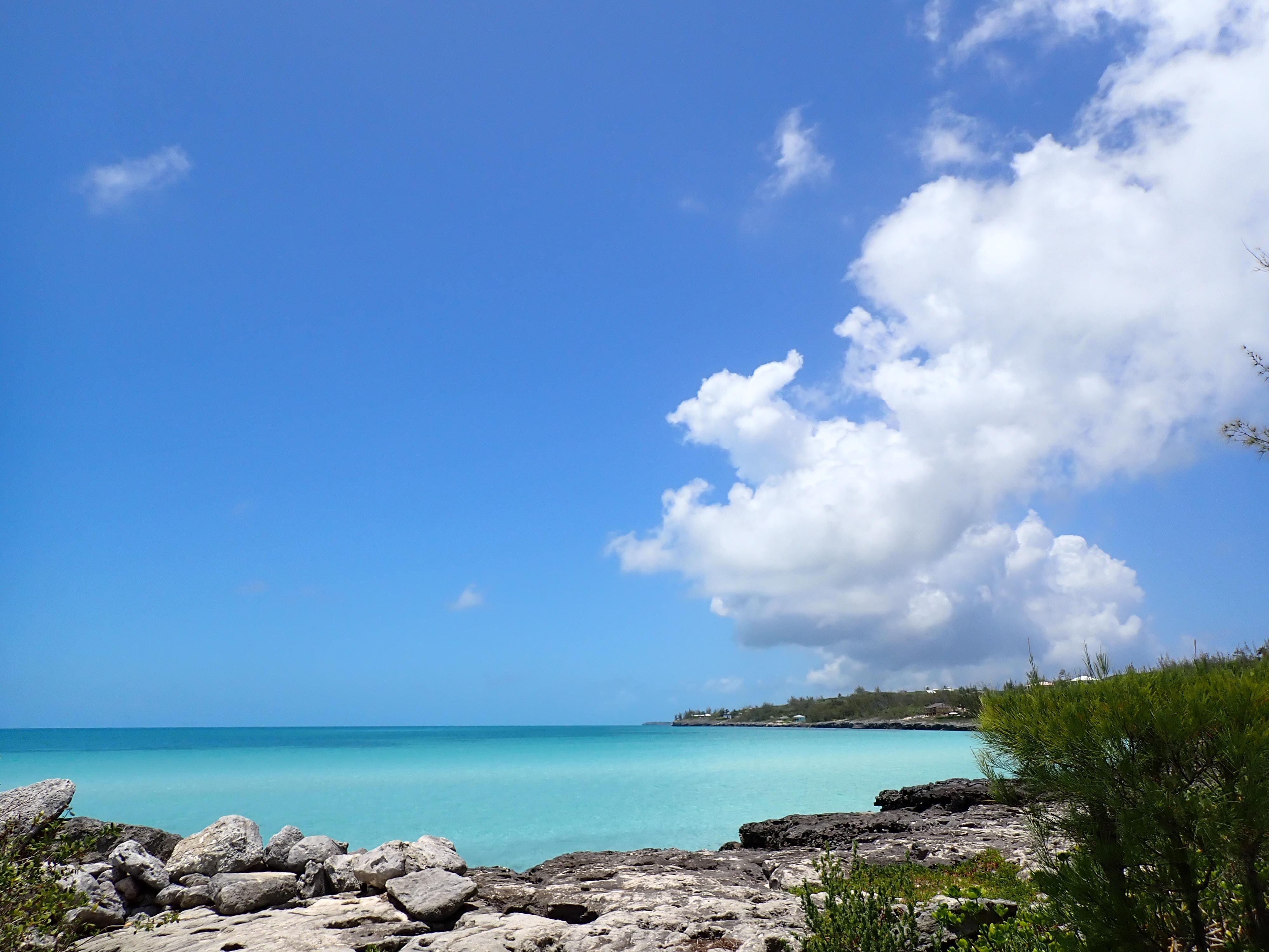 Rainbow Bay beach looking North