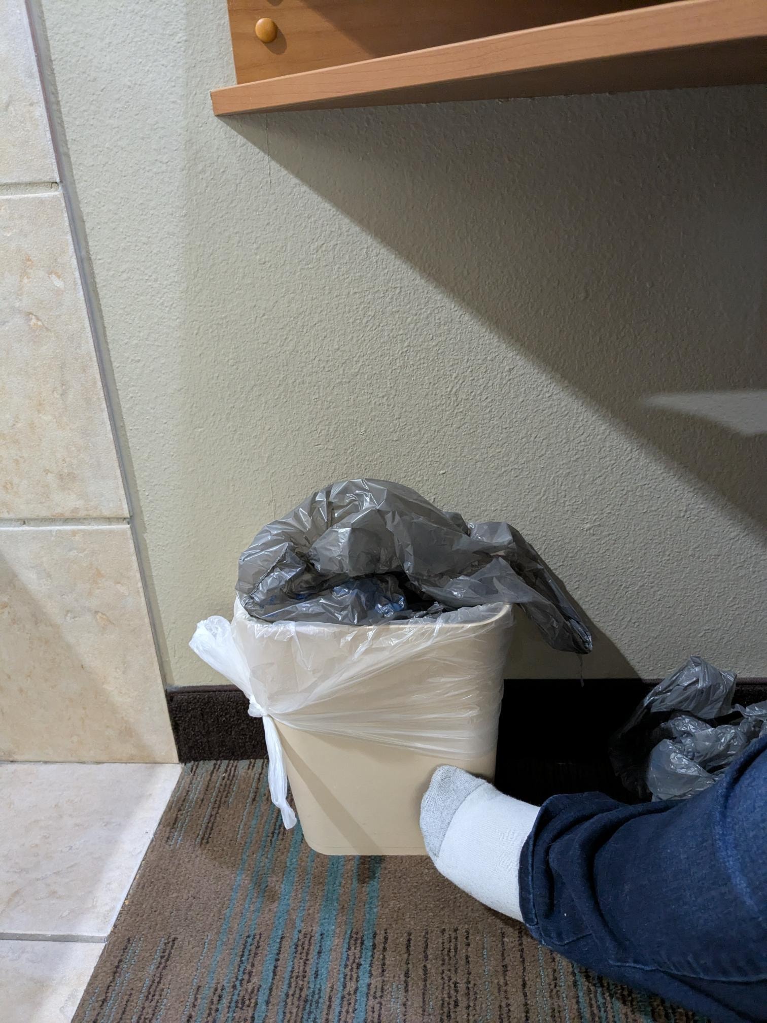 Micro-trashcans!