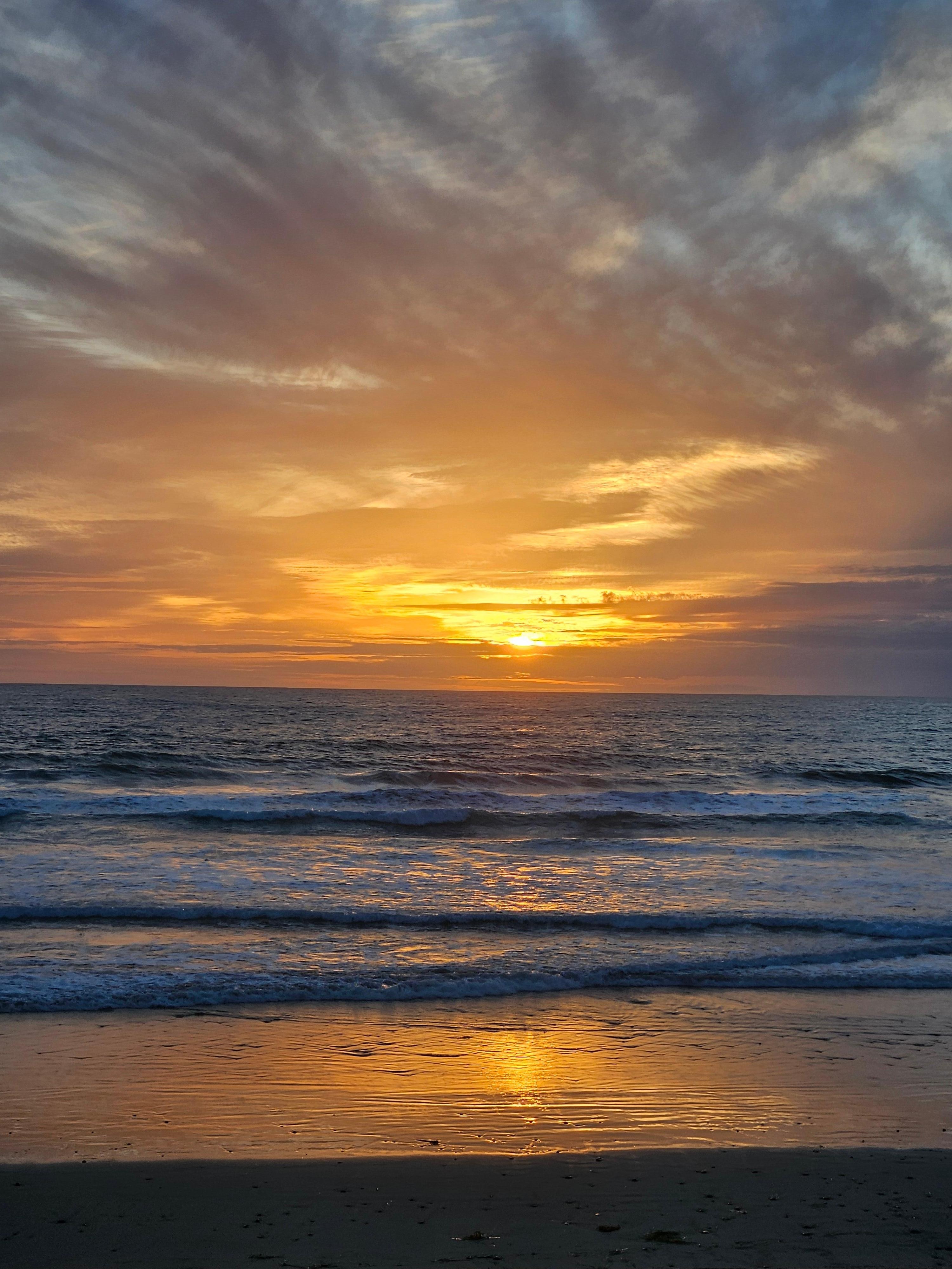 A spectacular view of the sunset from the front patio.