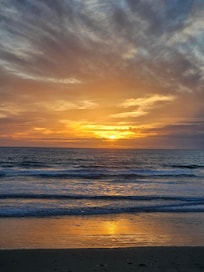 A spectacular view of the sunset from the front patio.