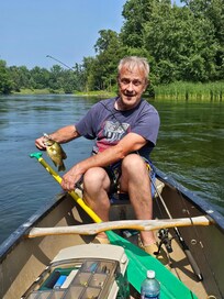 Canoeing on the AuSable river.