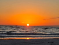 Do "sunset" at Patriots point (short walk to beach)