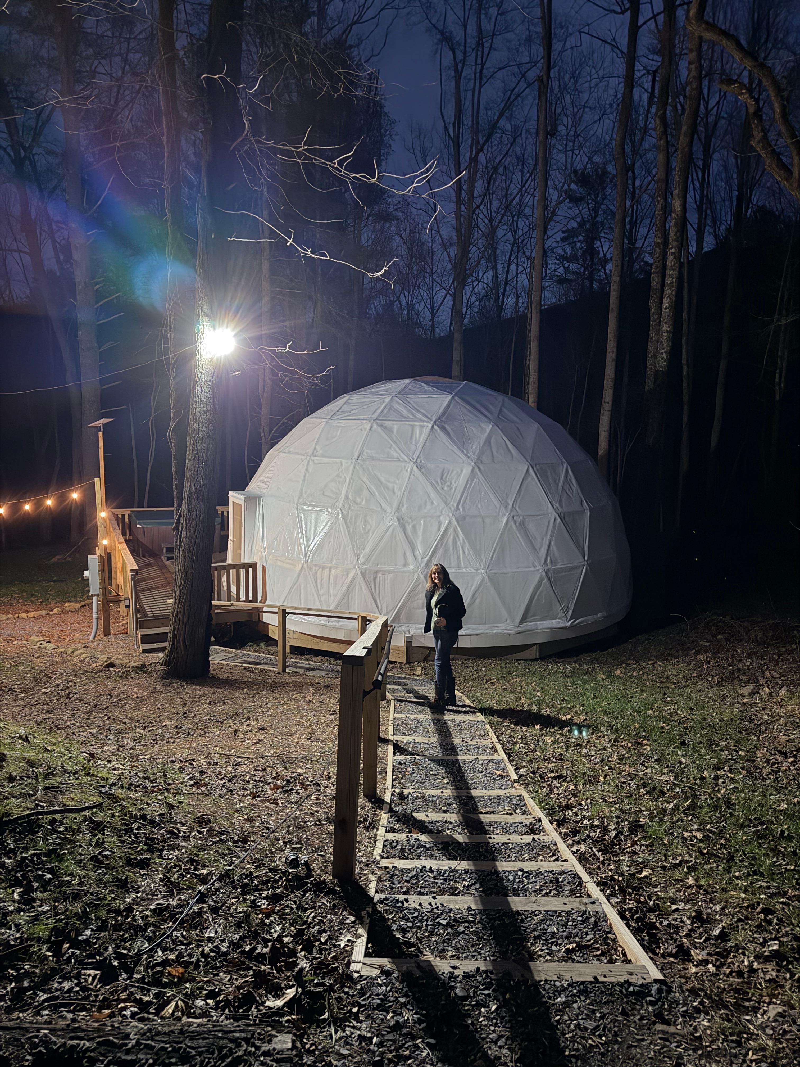 This is what it looks like when you drive up to it. 