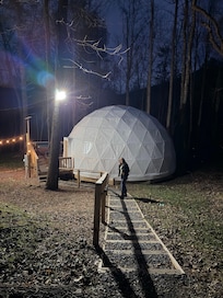 This is what it looks like when you drive up to it.