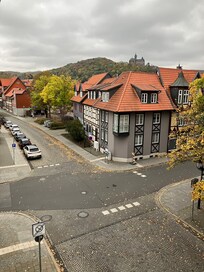 Street view from the window.