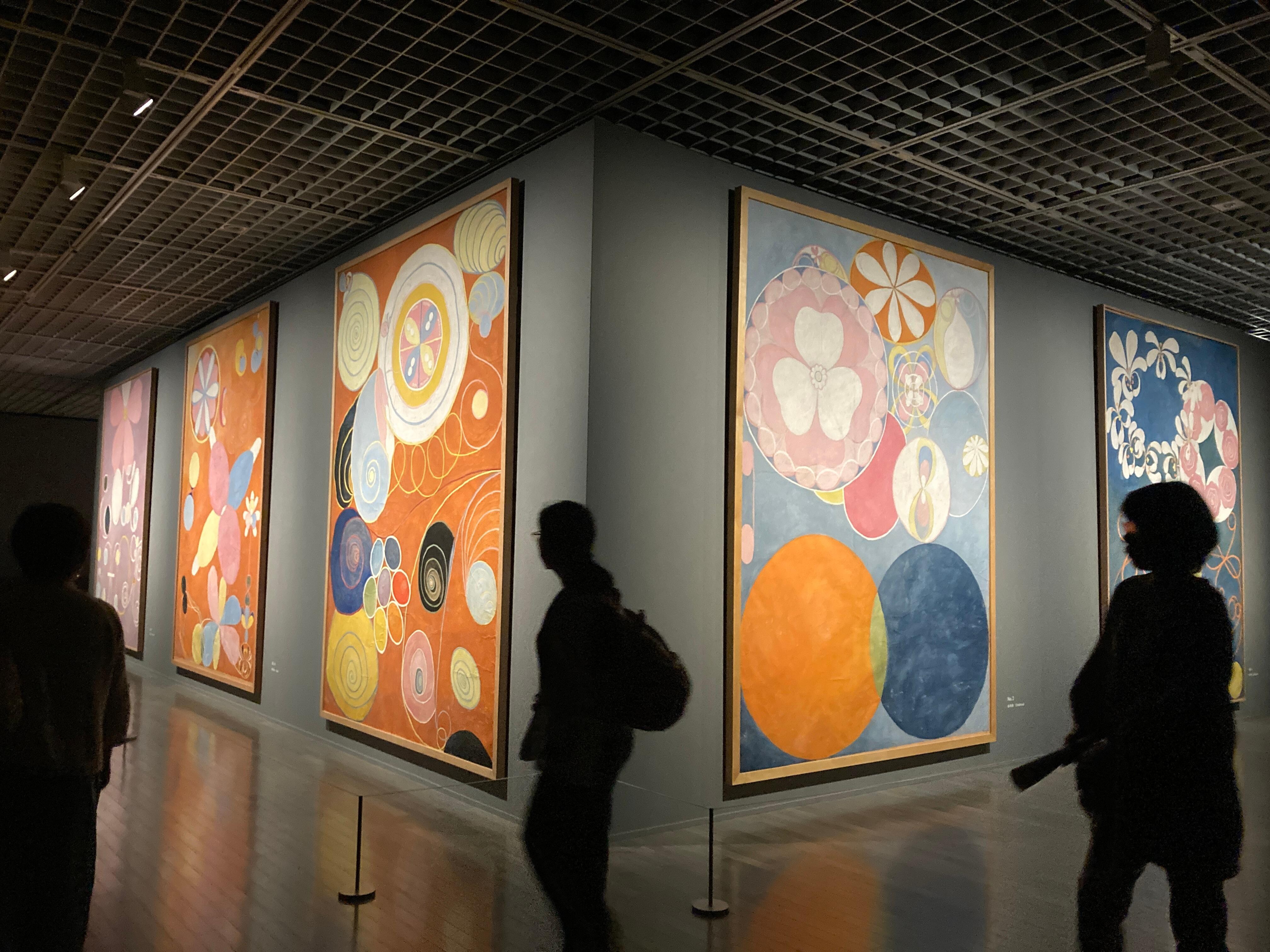 国立近代美術館にて
ヒルマ・アフ・クリント展