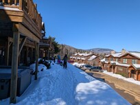 Ski on ski off access right to the back door!