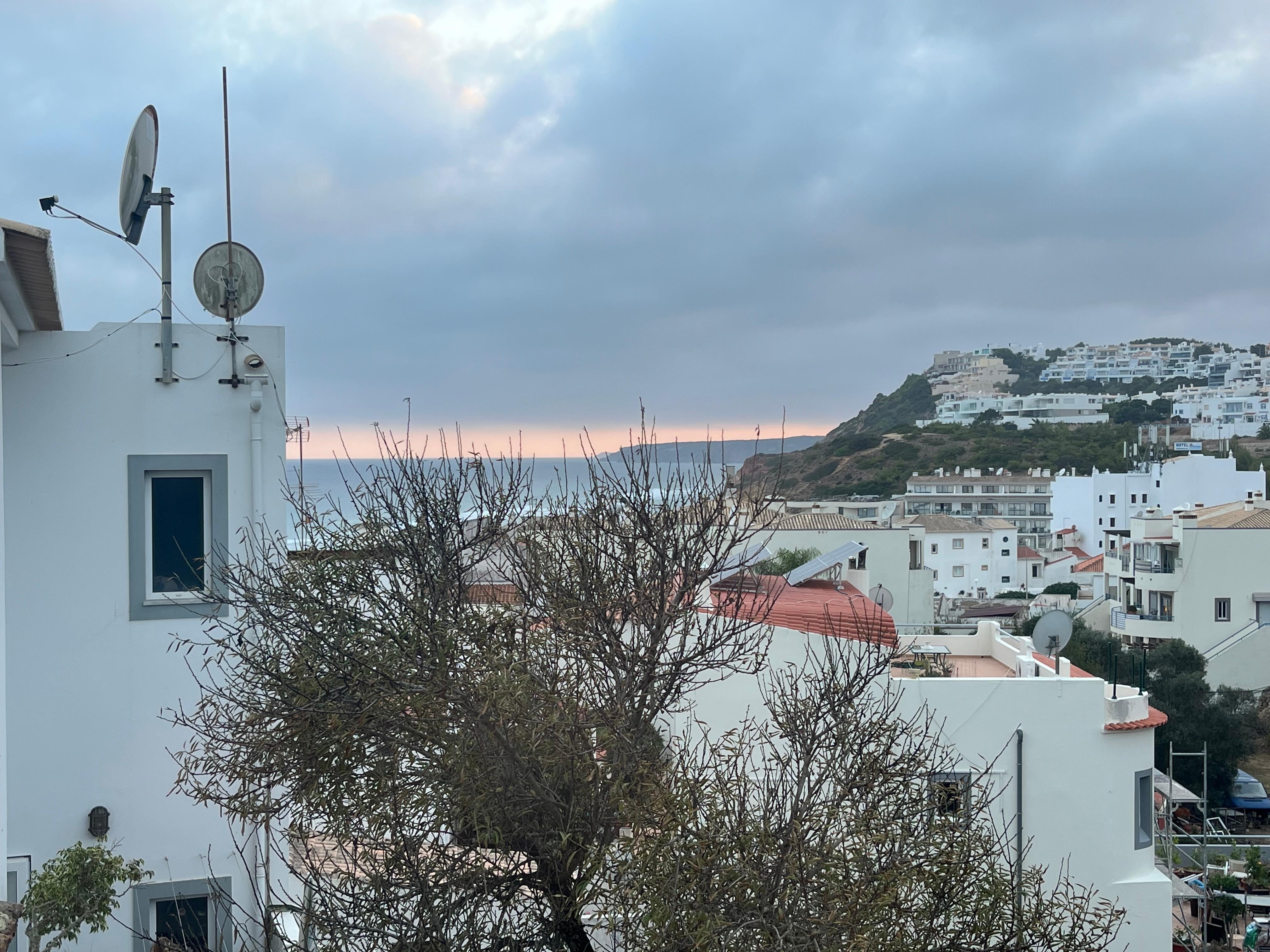 This is a view from a bedroom! The other bedroom faces the street view. 