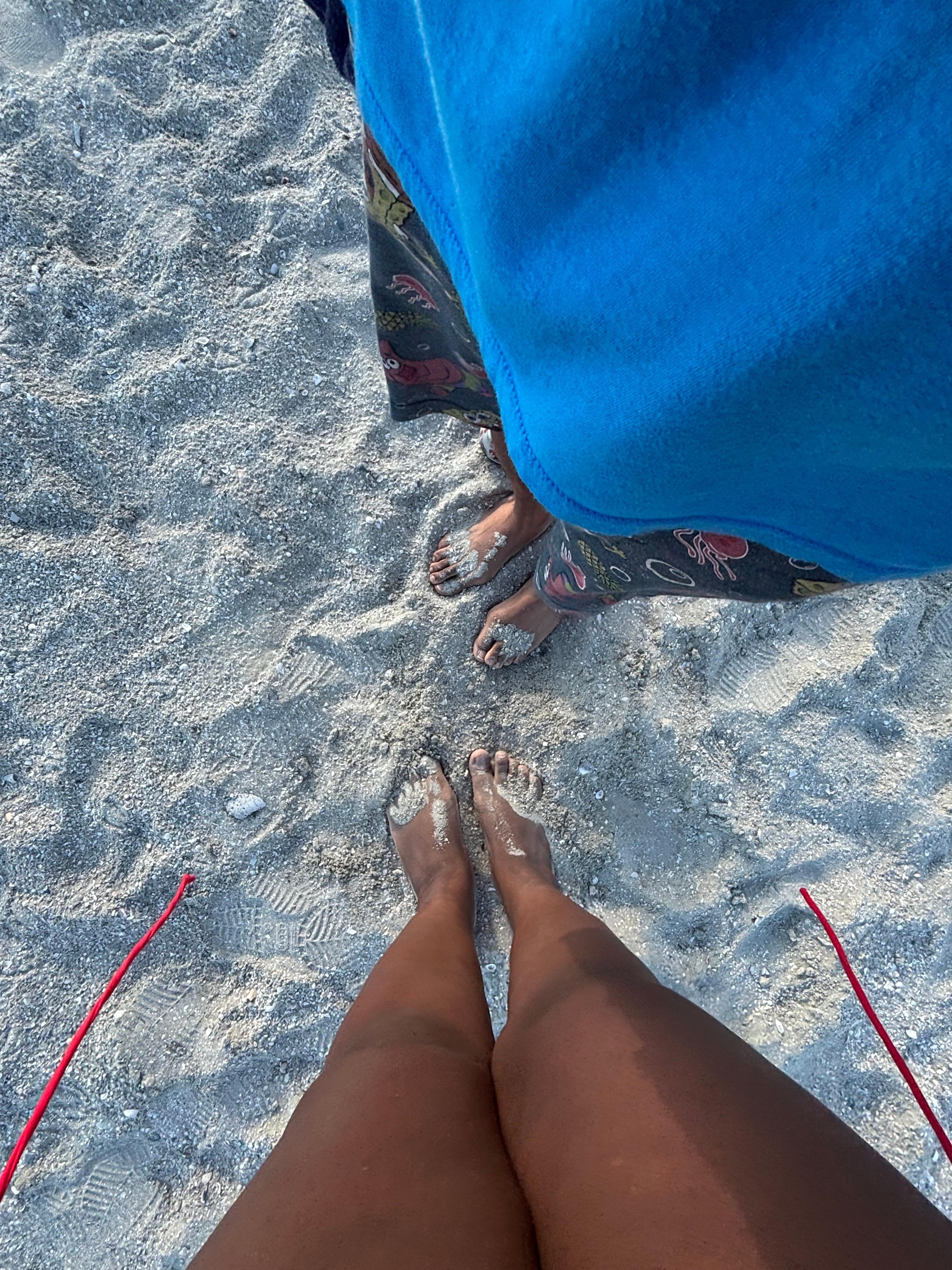 Me and hubby on beach 🏖️ 