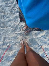 Me and hubby on beach 🏖️