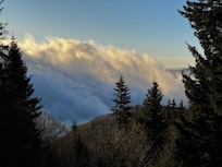 Clouds in the distance!