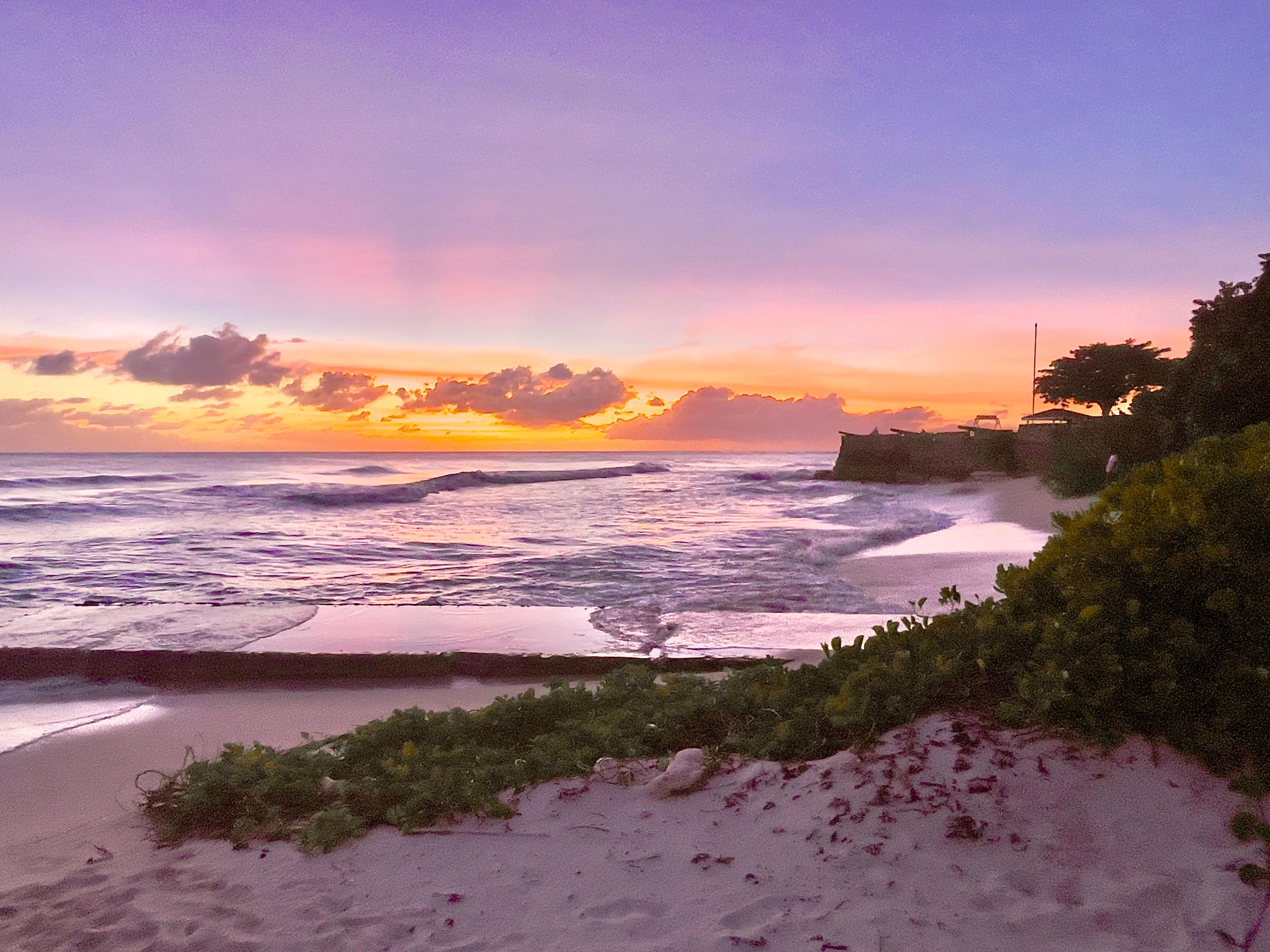 Sunset from our room